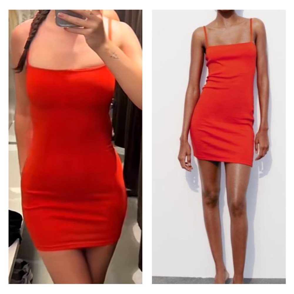 NWT Zara Short Fitted Dress